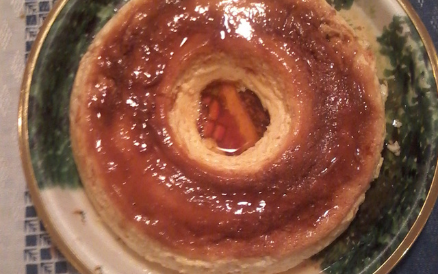 Pudim de micro-ondas