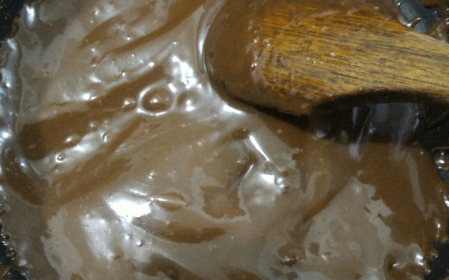 Chocolate de calda dura sem leite condensado