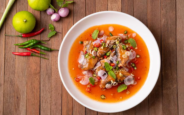 Sardinha na panela de pressão