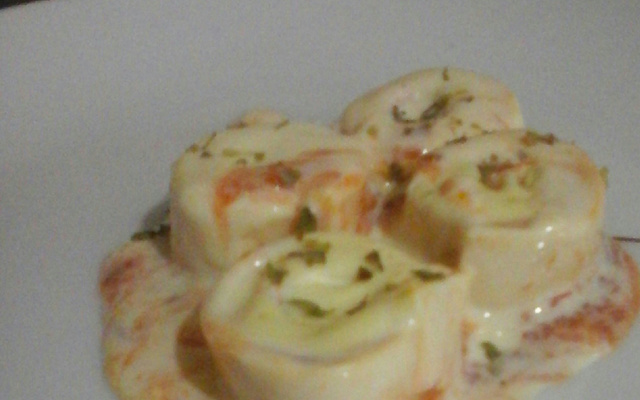 Rondele ao molho branco super rápido