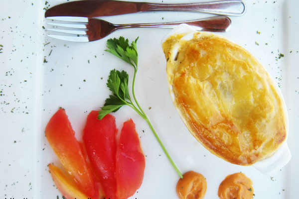 Folhado de Bacalhau à moda do Chef