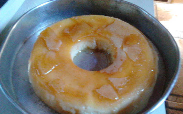 Pudim de Micro ondas caramelizado