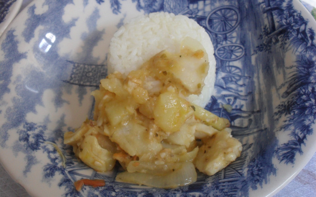 Merluza na panela ou no forno