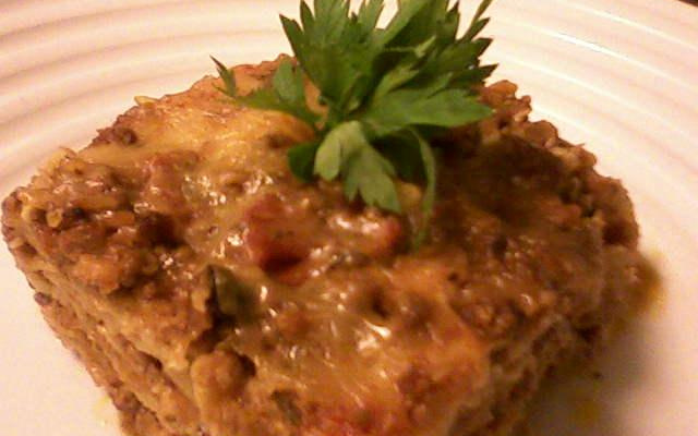 Minha lasanha de berinjela