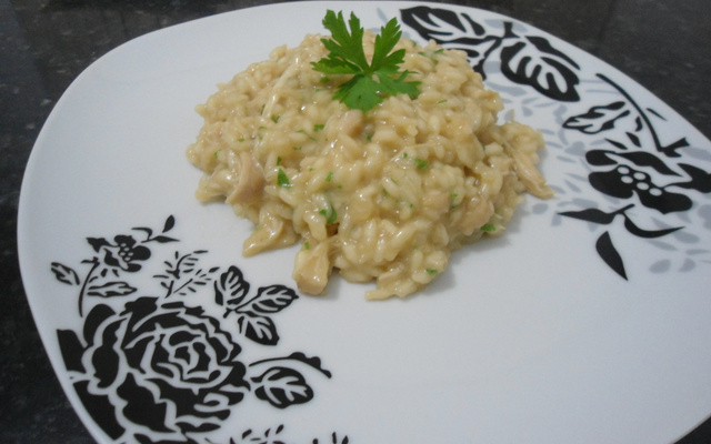 Risoto de frango