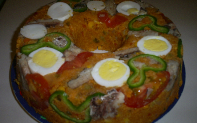 Cuscuz de sardinha fácil