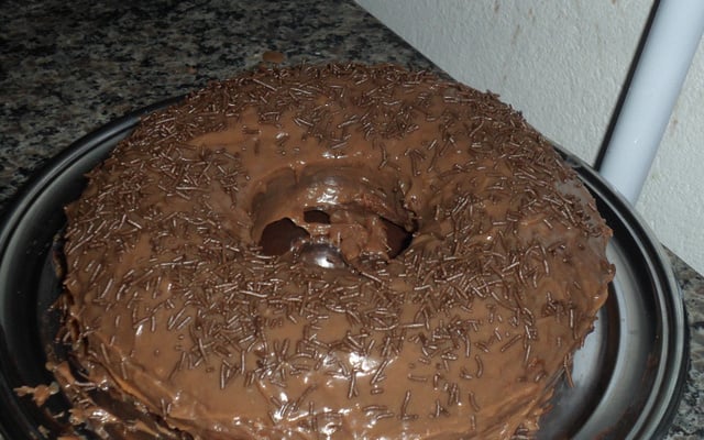 Bolo de chocolate rápido e maravilhoso