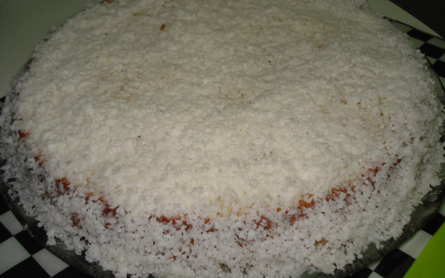 Bolo toalha felpuda chique da Neneli