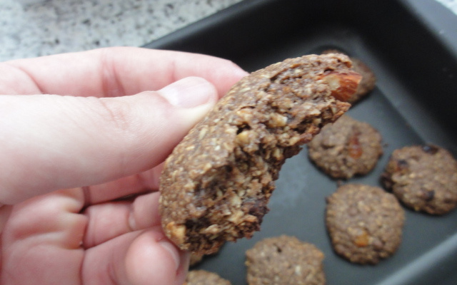 Biscoito de aveia e chocolate (cookies)