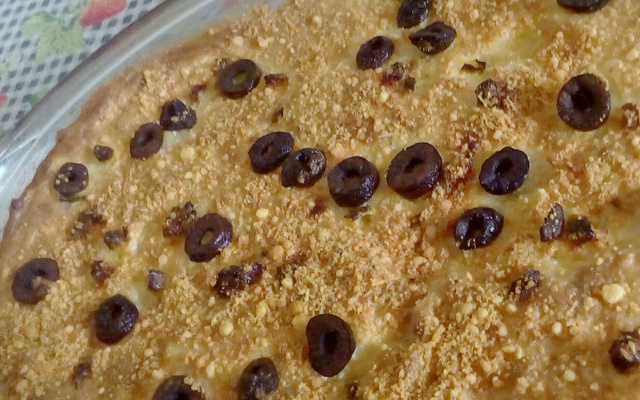 Escondidinho de mandioca