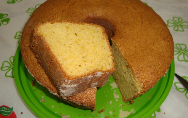 Bolo de fubá da Sandra