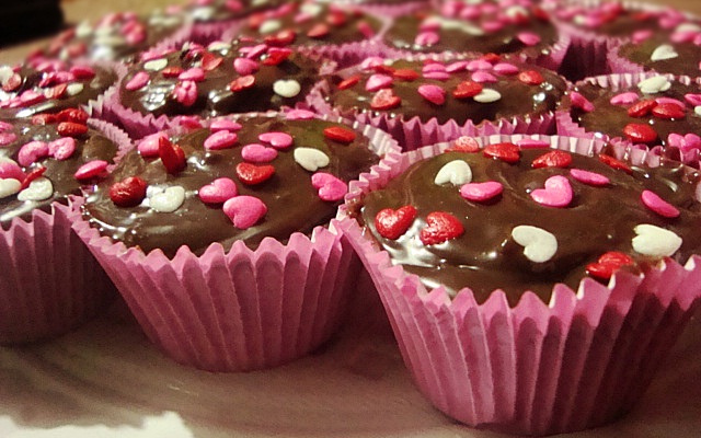 Cupcake de chocolate simples