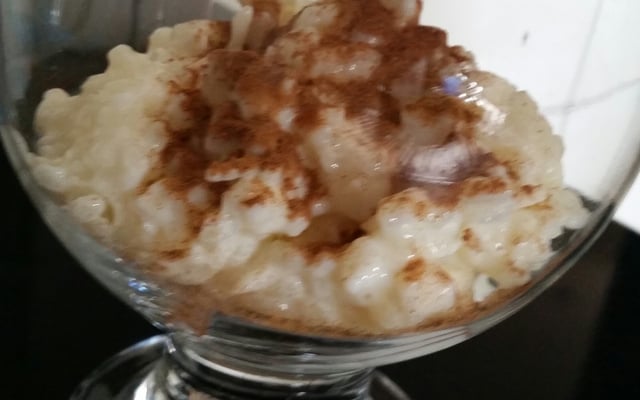 Arroz doce de microondas