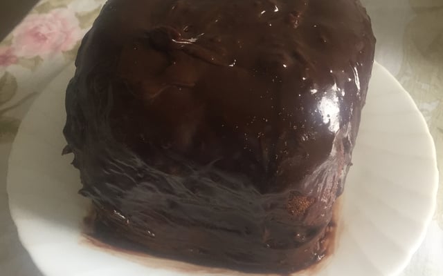 Cobertura de chocolate com leite condensado