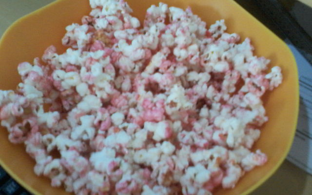 Pipoca doce comum no micro-ondas