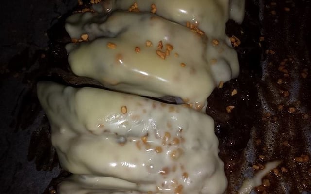 Picanha com queijo e alho ao forno