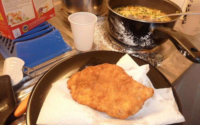 Filé de frango à milanesa