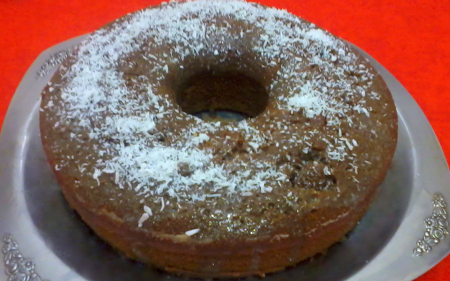 Bolo de café molhadinho