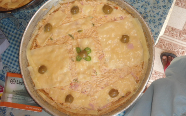 Torta de biscoito cream cracker