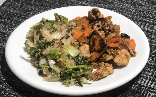 Quase frango xadrez (Dukan)