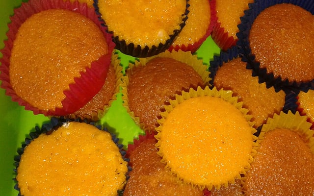 Mini bolinhos de cenoura