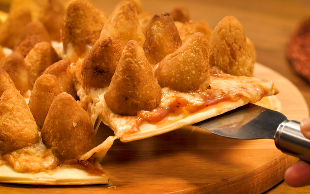 Pizza de coxinha