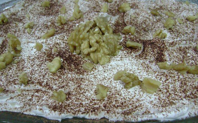 Pavê de nozes rapidinho