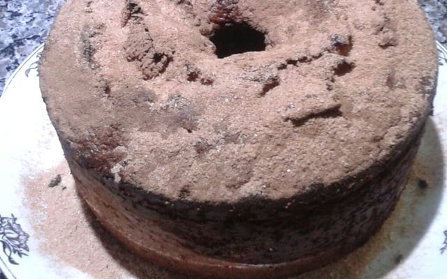 Bolo de banana de liquidificador