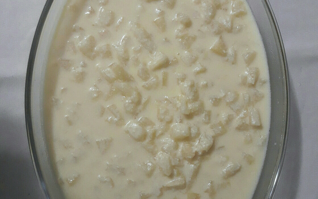 Gelado de abacaxi