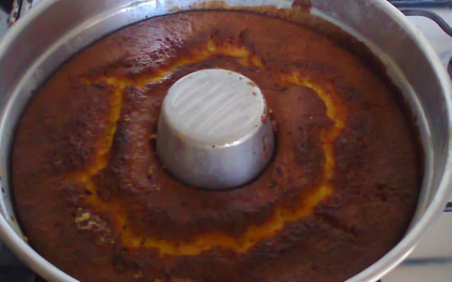 Bolo de fubá e milho