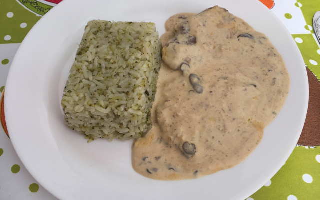 Filé mignon ao molho de shitake