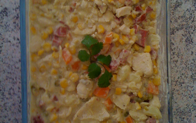 Peito de frango ao molho branco