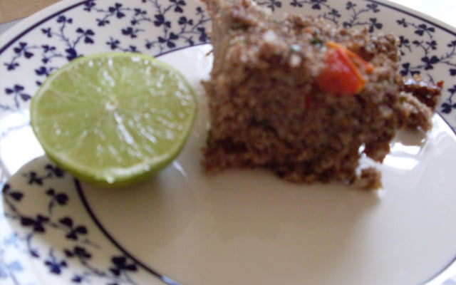 Quibe de forno molhadinho