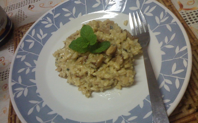 Risoto de shitake