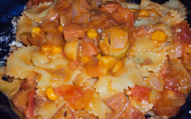 Macarrão com molho diferente