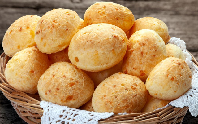 Pão de queijo saboroso