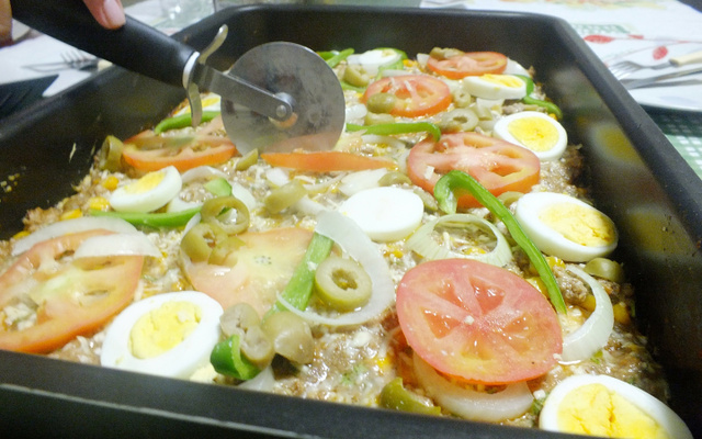 Pizza de liquidificador