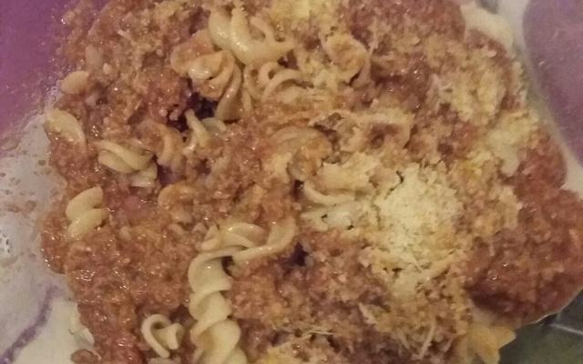 Macarrão à bolonhesa especial