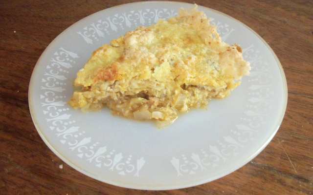 Falso sirí gratinado