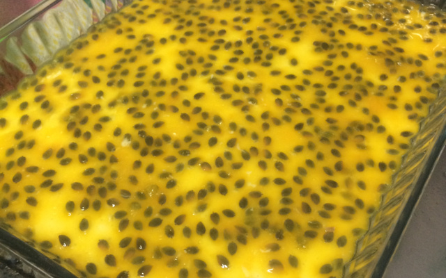 Mousse de maracujá fácil