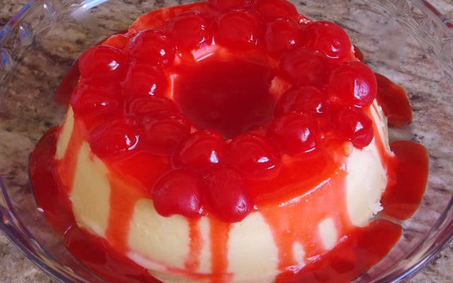 Pudim de leite (dietético)