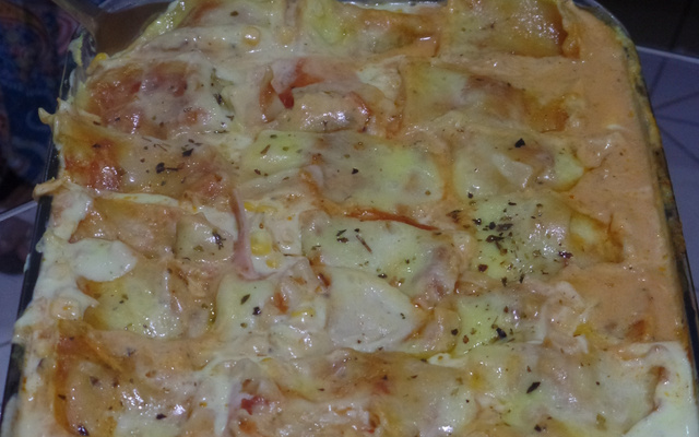 Lasanha creme de batata