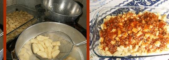 Nhoque suave com maionese