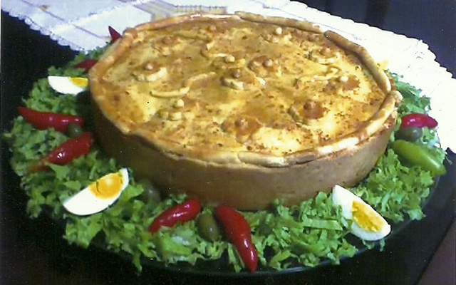 Torta salgada de frango