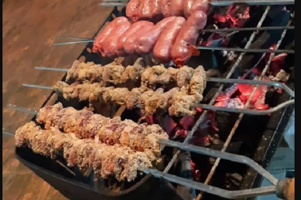 Coração enfarofado gaúcho