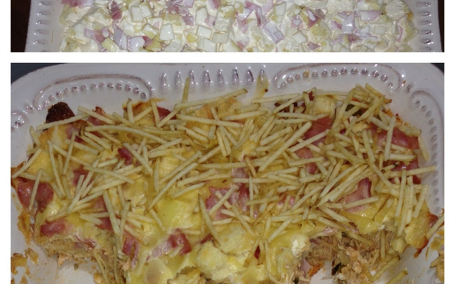 Torta de Pão de Forma com Requeijão Cremoso