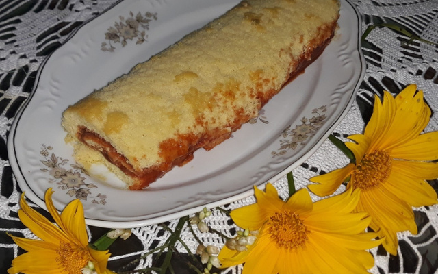 Rocambole de goiabada