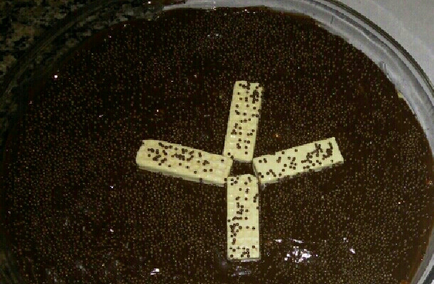 Pavê de chocolate e creme prático