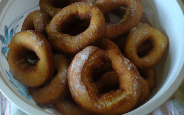Rosquinha frita super fácil para o café