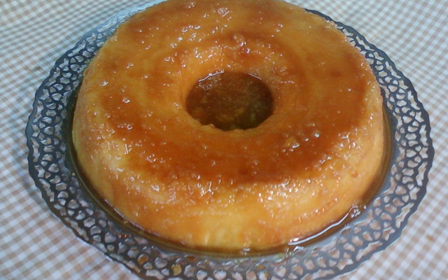 Pudim de padaria da tia Linda